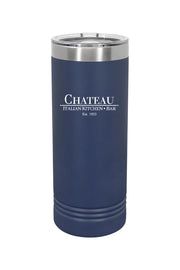 Chateau Italian Kitchen & Bar 22 oz. Skinny Tumbler with Slider Lid *Spring Colors*