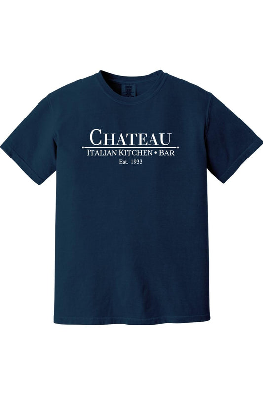 Chateau Italian Kitchen & Bar Large Logo Comfort Colors T-Shirt - Mens Adult
