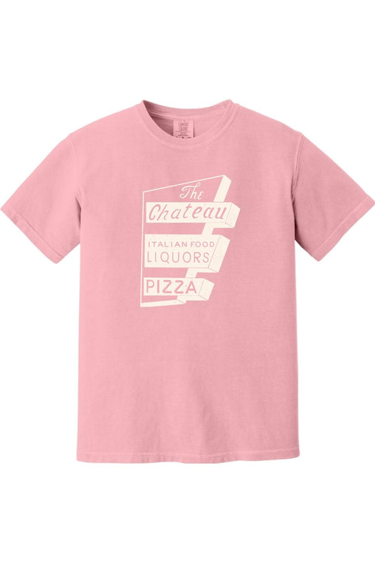 Chateau Throwback Sign Comfort Colors *Spring Colors* T-Shirt - Unisex