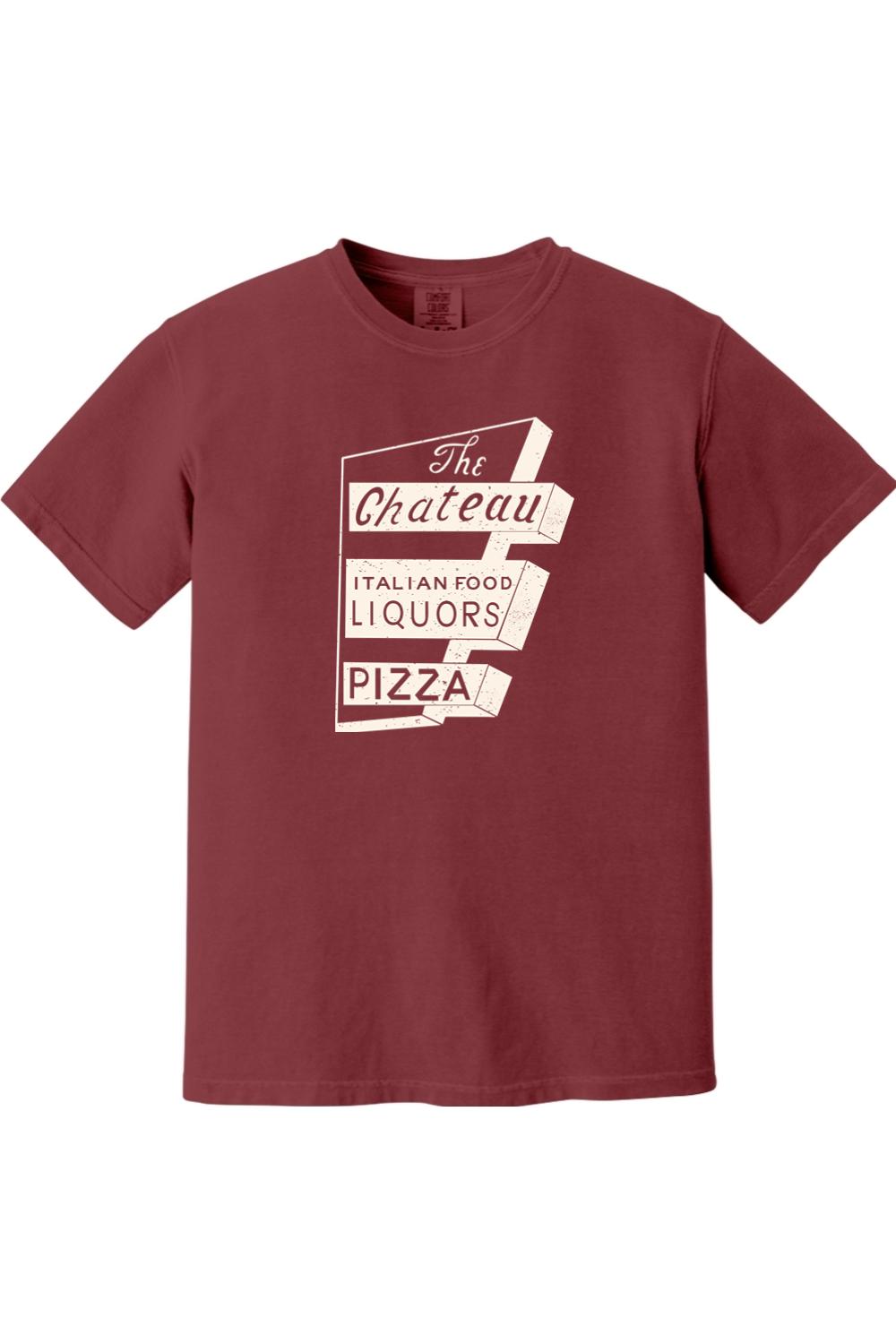 Chateau Throwback Sign Comfort Colors T-Shirt - Mens