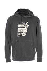 Chateau Throwback Sign Pigment-Dyed Hoodie - Mens Adult