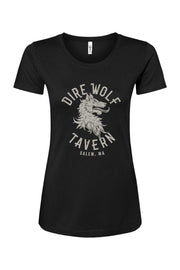 Dire Wolf Tavern Logo Women's Cotton Blend T-Shirt