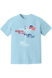 Drink That Rock The Day, Fuel The Night Comfort Colors T-Shirt - Mens