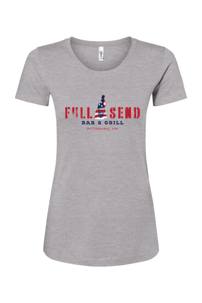 Full Send Red, White & Blue Women's T-Shirt