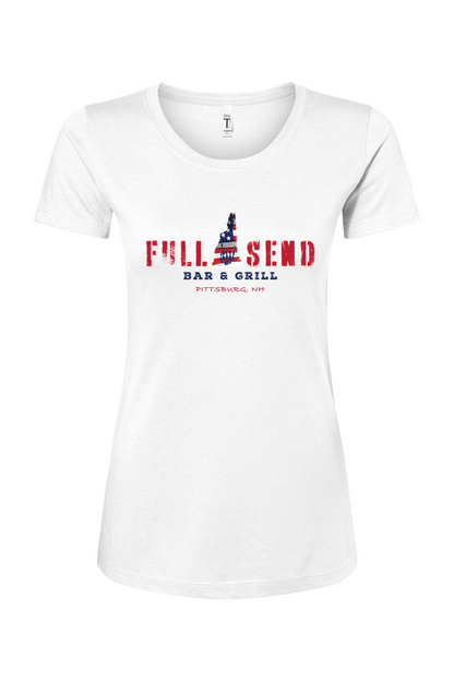 Full Send Red, White & Blue Women's T-Shirt