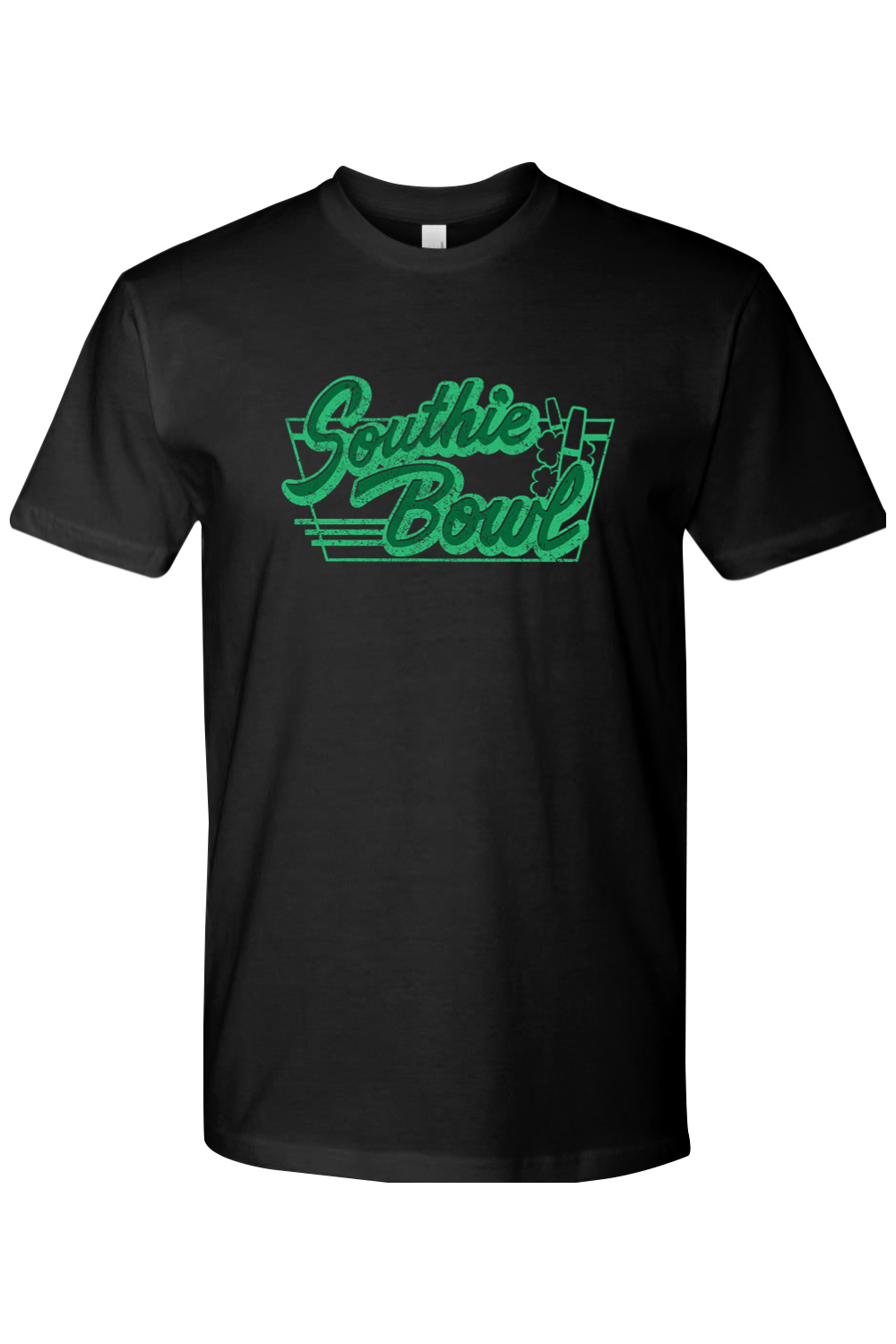 Southie Bowl Green Logo Unisex Tee