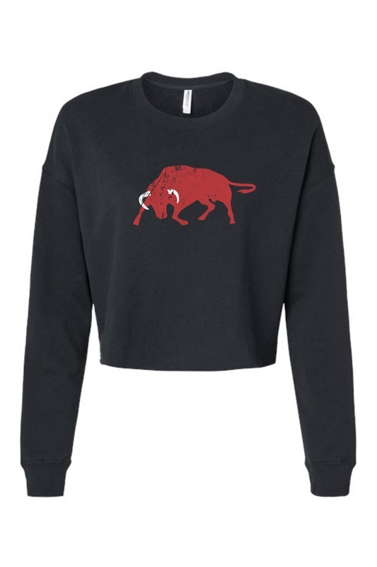 Pamplona Tapas Bar Cropped Crewneck Sweatshirt