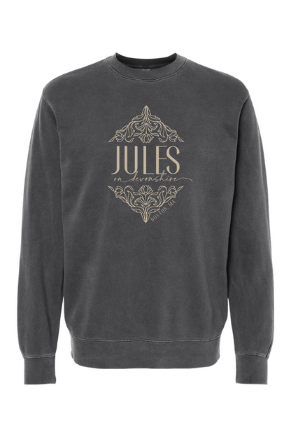 Jules on Devonshire Pigment-Dyed Crewneck Sweatshirt