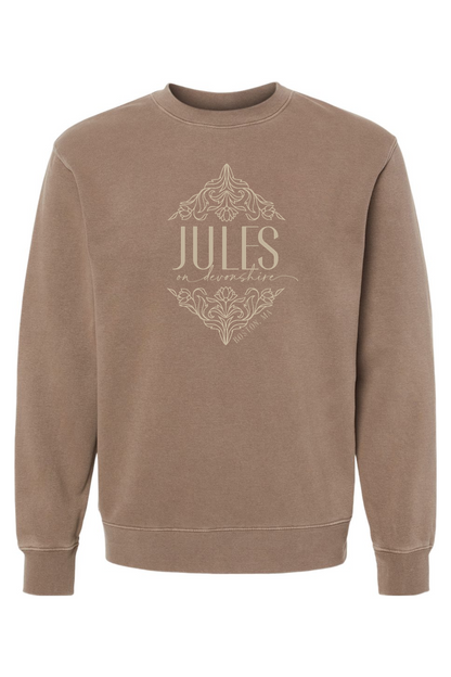 Jules on Devonshire Pigment-Dyed Crewneck Sweatshirt