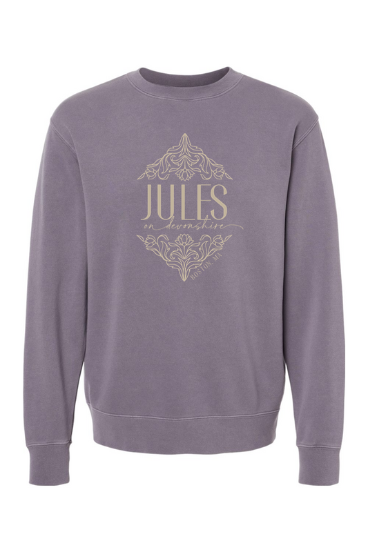 Jules on Devonshire Pigment-Dyed Crewneck Sweatshirt