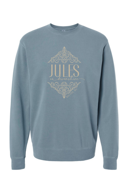 Jules on Devonshire Pigment-Dyed Crewneck Sweatshirt