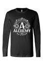 Staff Uniform - Alchemy White Logo Long Sleeve Cotton T-Shirt - Unisex