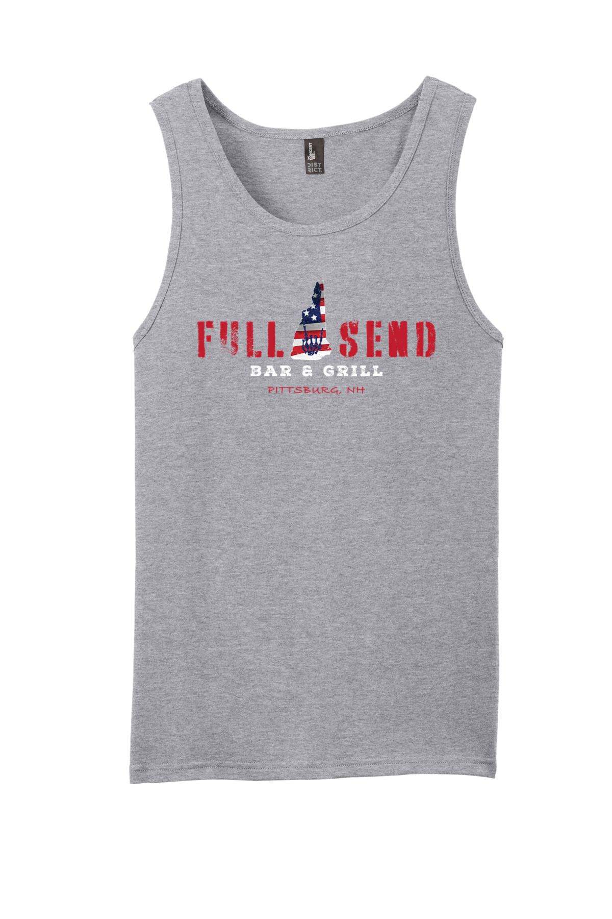 Full Send Red, White, & Blue Unisex Tank