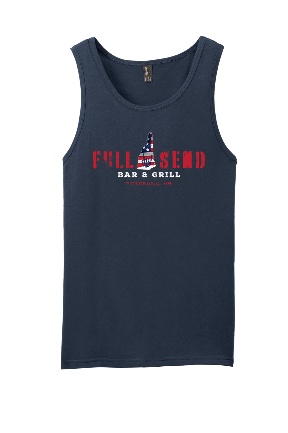 Full Send Red, White, & Blue Unisex Tank