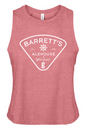 Barrett's Alehouse & Waterfront Women's Racerback Cropped Tank