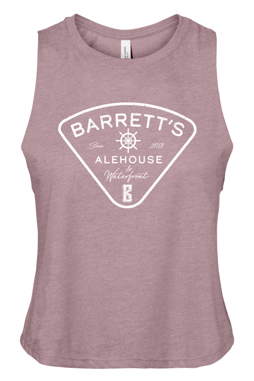 Barrett's Alehouse & Waterfront Women's Racerback Cropped Tank