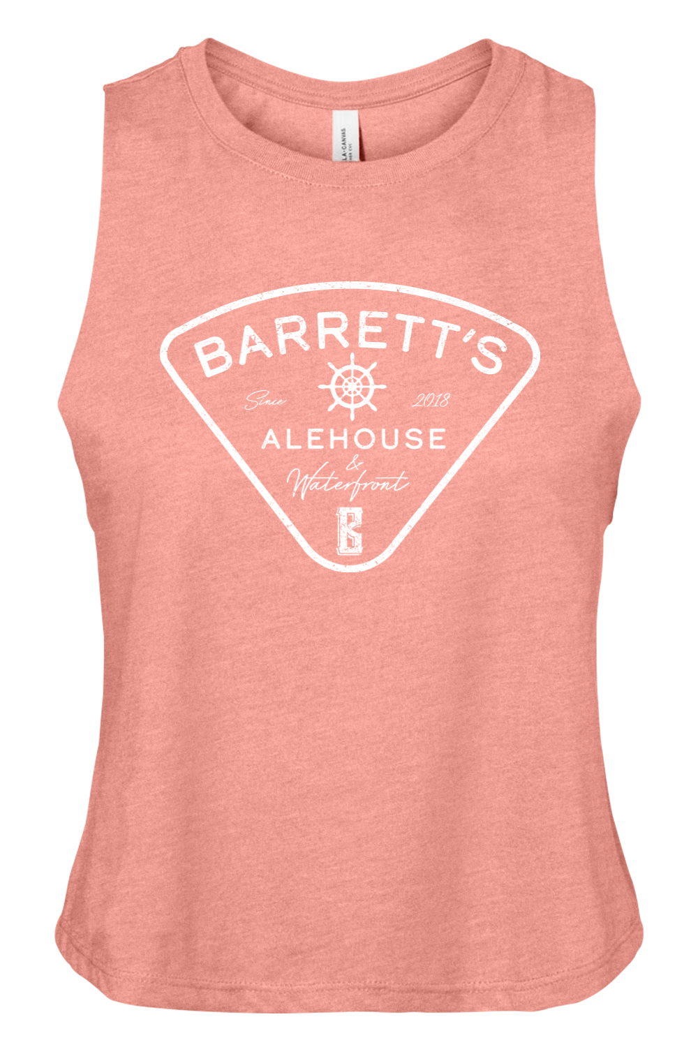 Barrett's Alehouse & Waterfront Women's Racerback Cropped Tank