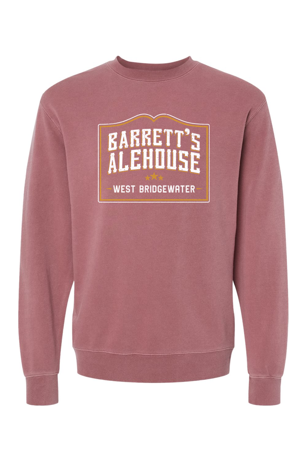 Barrett's Alehouse West Bridgewater Pigment-Dyed Crewneck Sweatshirt