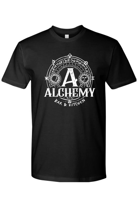 Staff Uniform - Alchemy White Logo Unisex Cotton T-Shirt