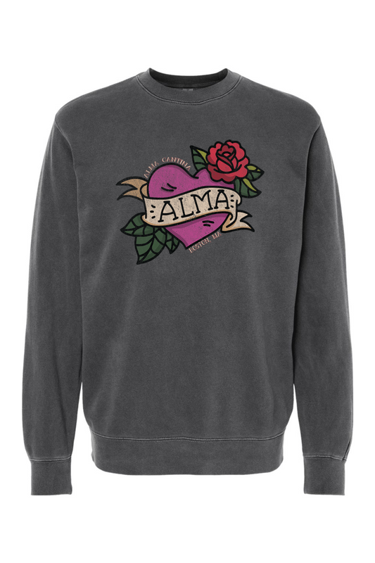 Alma Cantina Pigment-Dyed Crewneck Sweatshirt