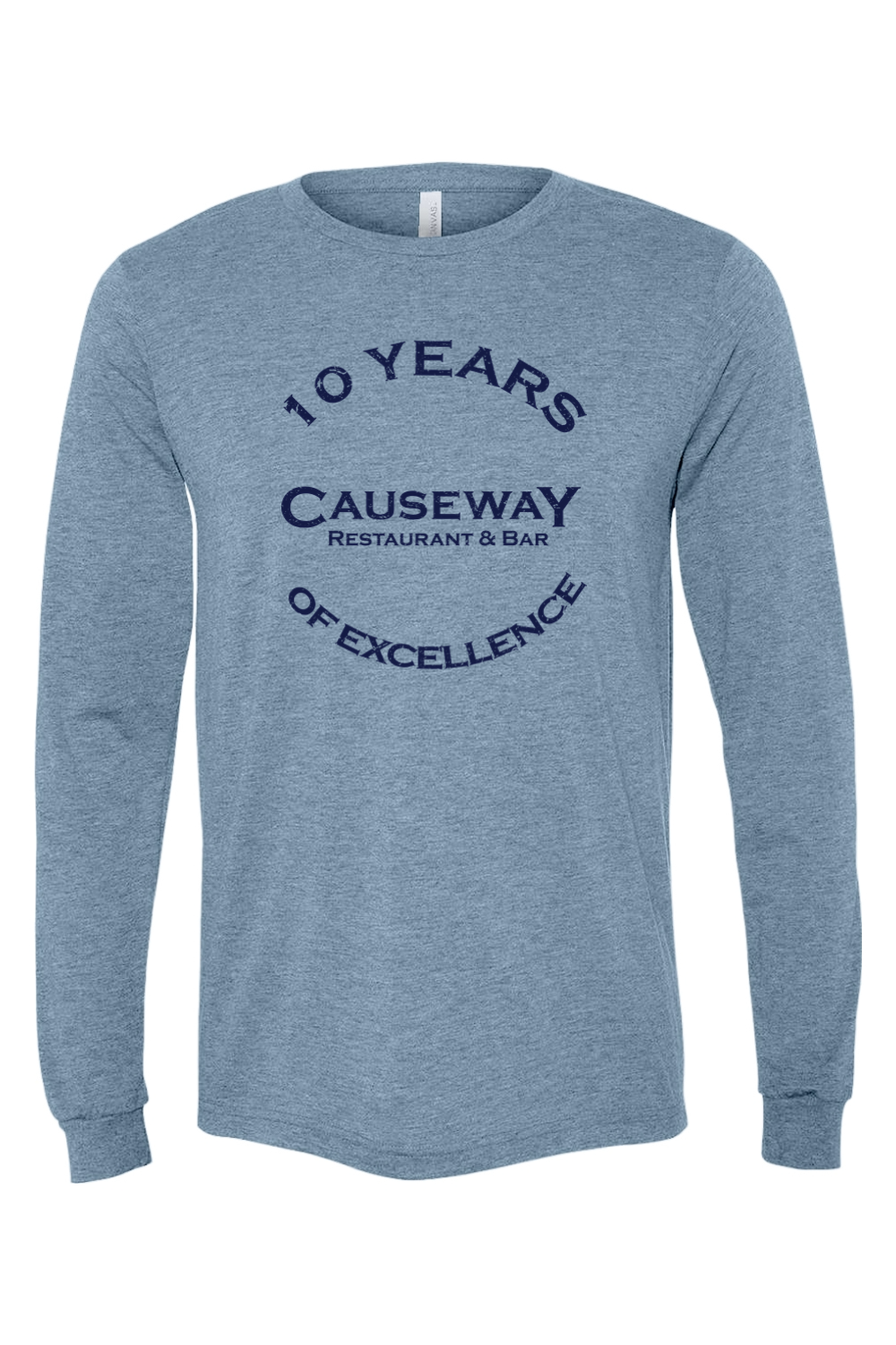 Causeway 10th Anniversary Unisex Triblend Long Sleeve Tee