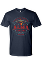 Alma Cantina Unisex Graphic T-Shirt - Classic Logo Front