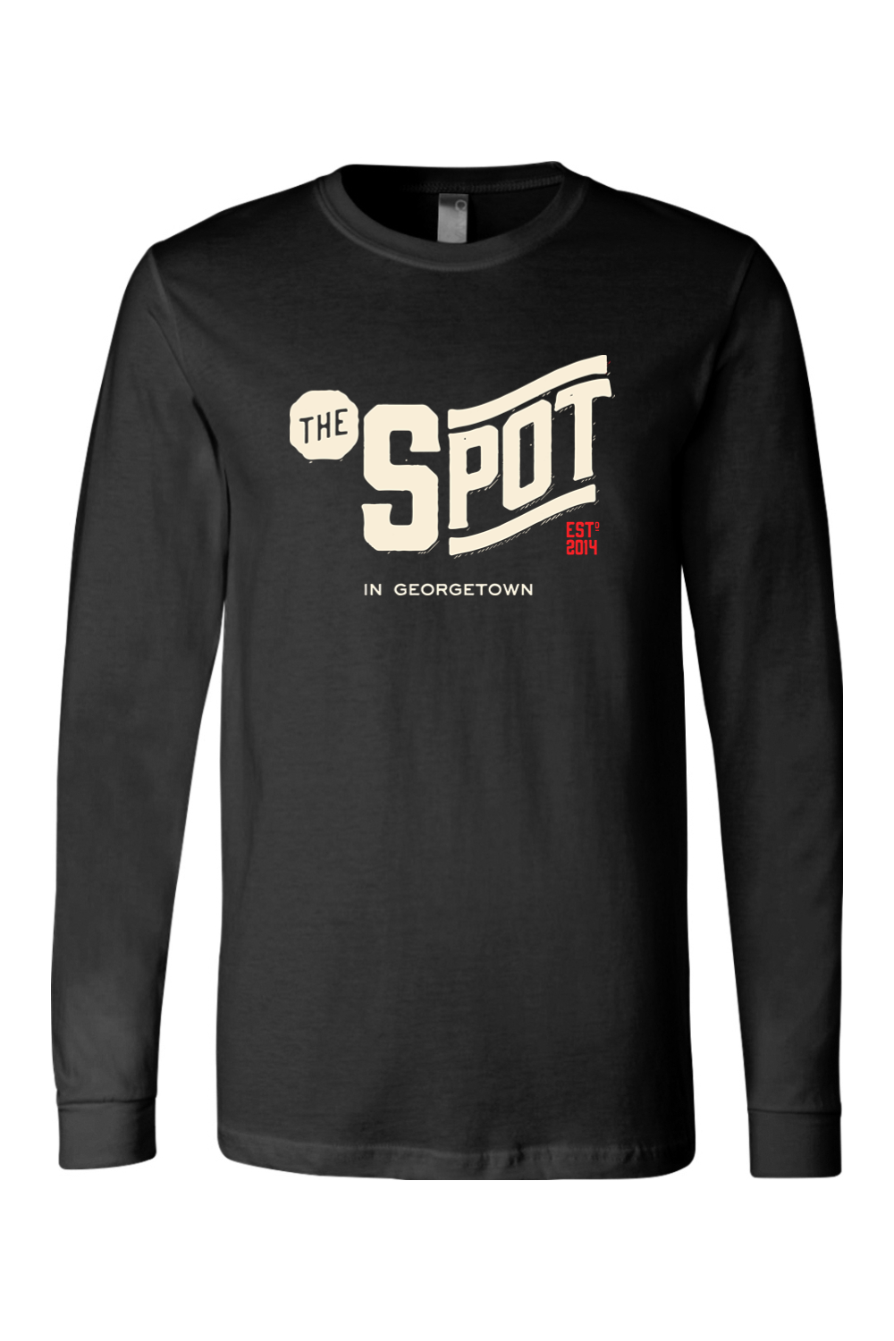 Staff Uniform - The Spot Georgetown Long Sleeve Cotton T-Shirt - Unisex