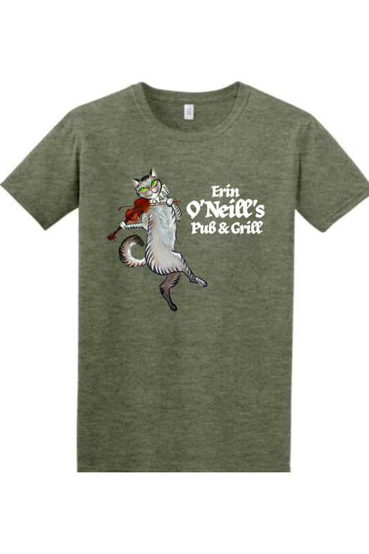 Erin O'Neill's Cat Dark Colored T-Shirt - Unisex