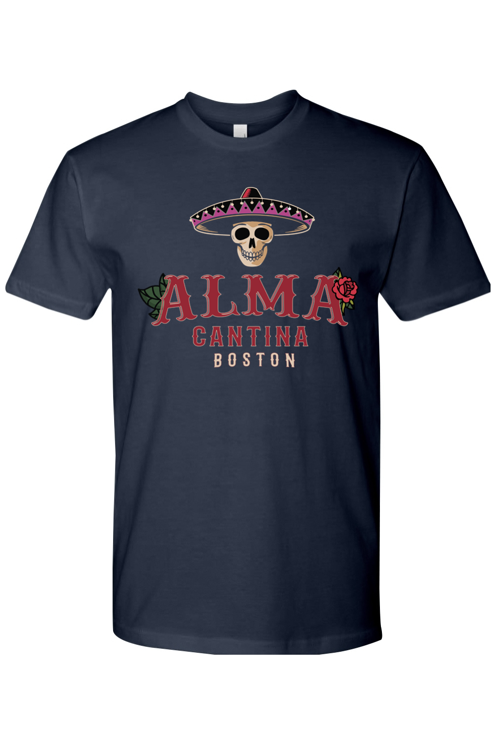 Alma Cantina Unisex Cotton Crew Tee - Alma Rose