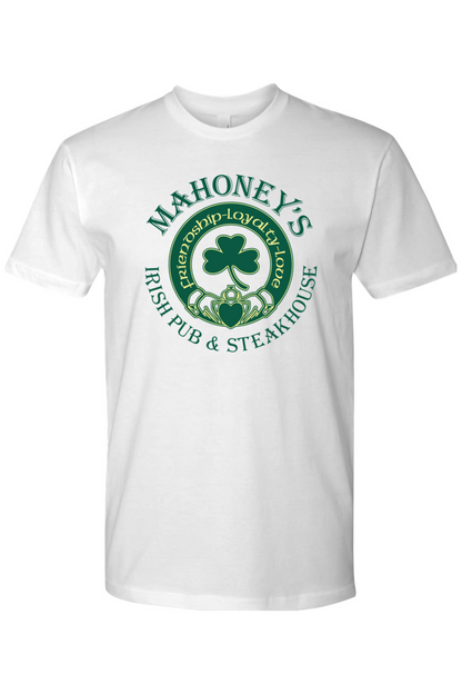 Mahoney's Irish Pub Green Logo Unisex Fitted Crewneck Tee