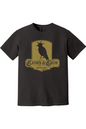 Crown & Crow in Gold Distressed Unisex Garment-Dyed T-shirt