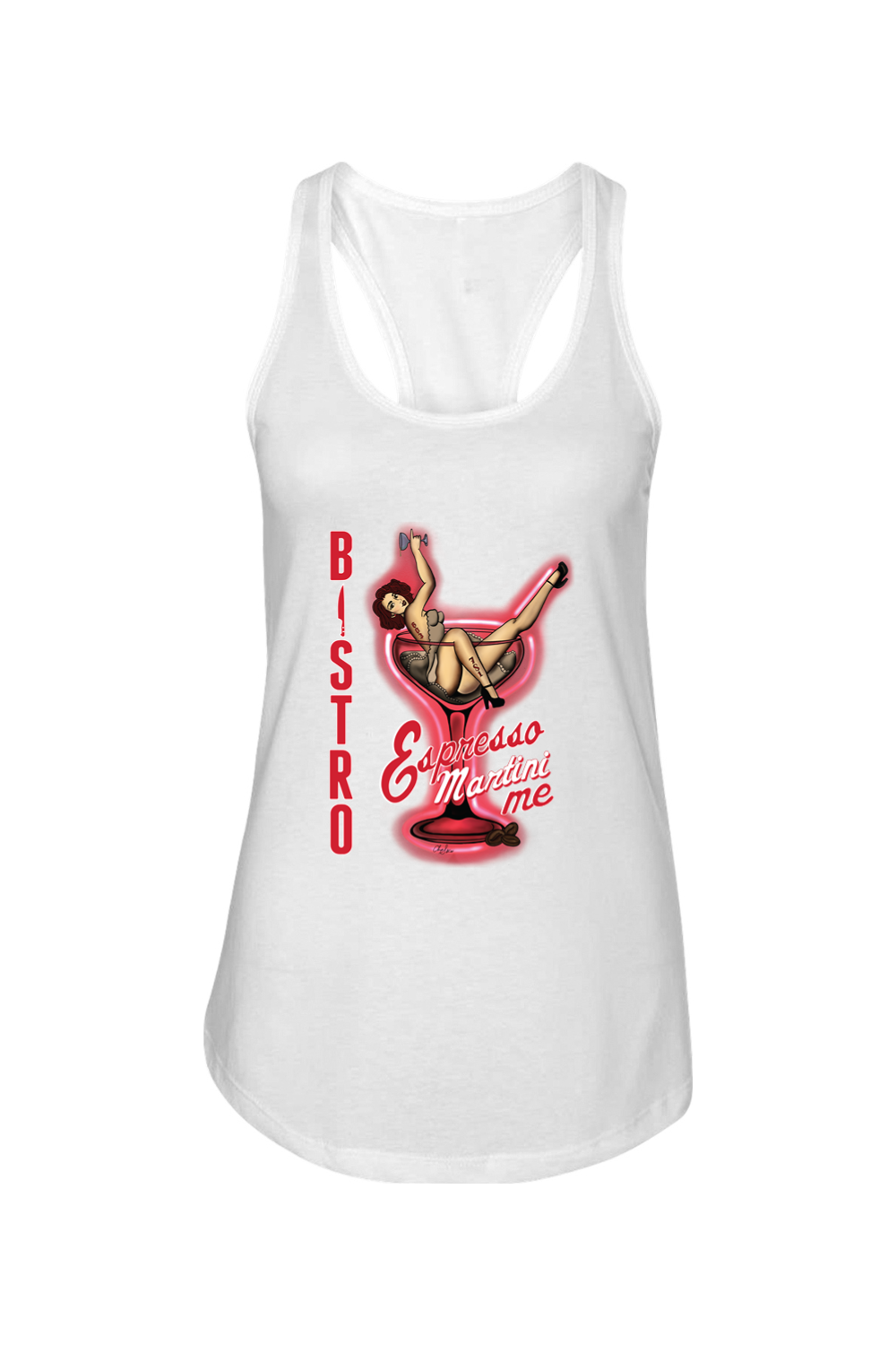 Bistro Martini Me Women's Racerback Tank