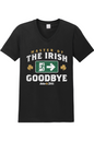 Jake n JOES Master of the Irish Goodbye Cotton Unisex V-Neck T-Shirt
