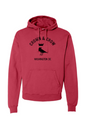 Crown and Crow Black Original Logo - Unisex Garment-Dyed Hoodie