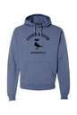 Crown and Crow Black Original Logo - Unisex Garment-Dyed Hoodie