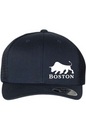 White Bull Boston Flexfit Mesh Back Hat