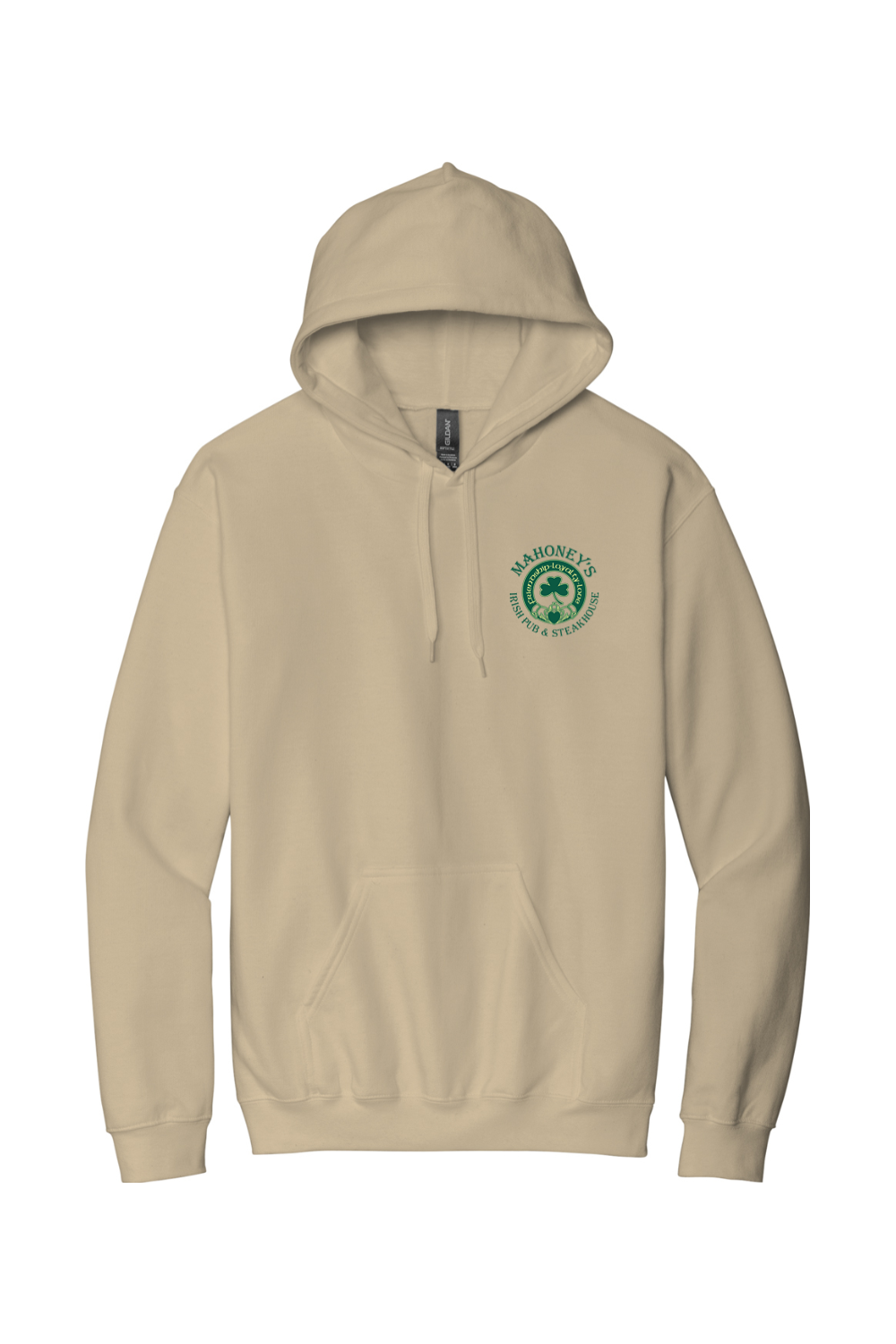 Welcome to Mahoney's in Green Unisex Midweight Hoodie