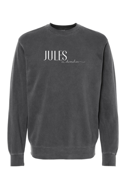 Jules on Devonshire Pigment-Dyed Crewneck Sweatshirt