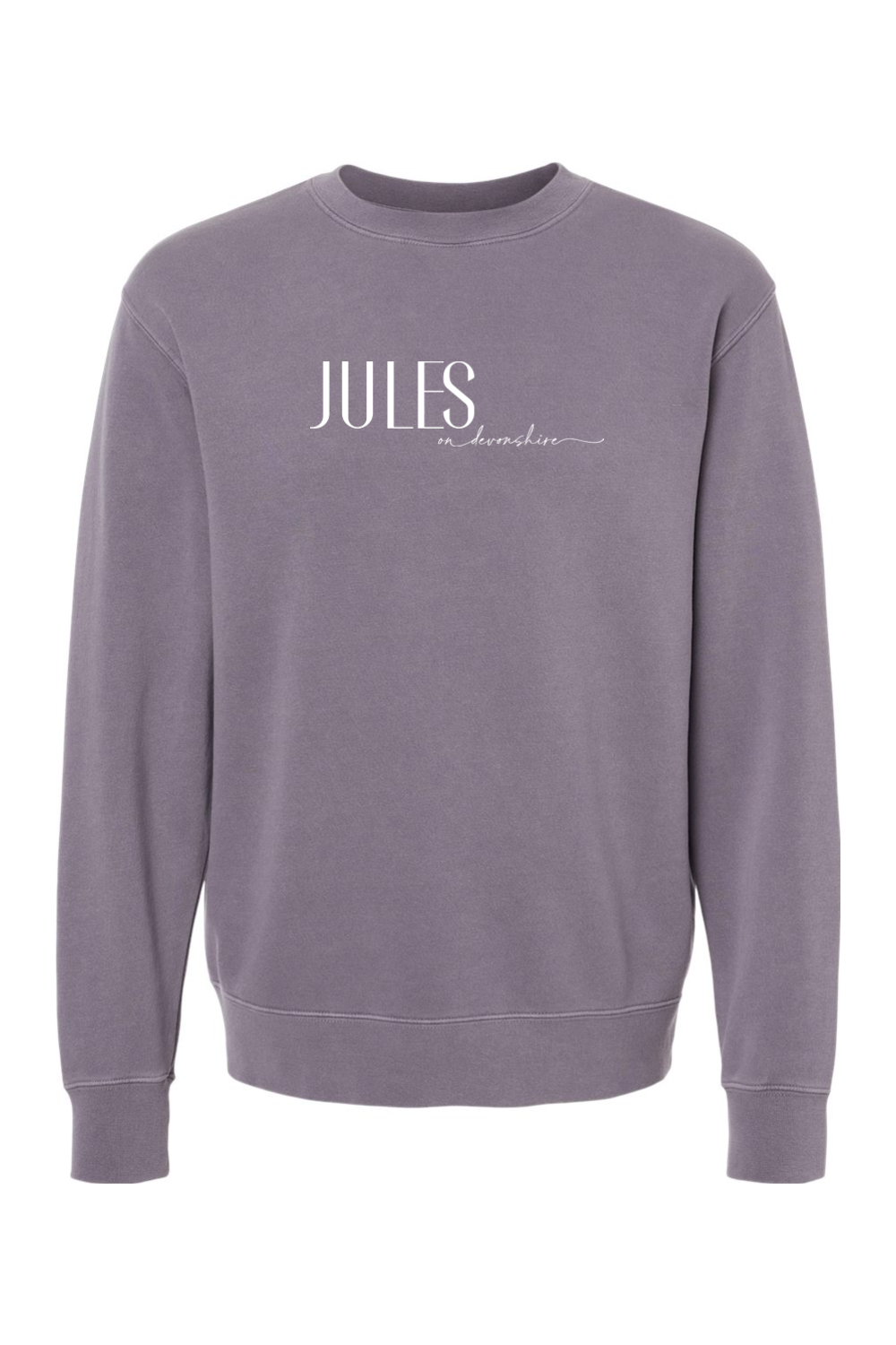 Jules on Devonshire Pigment-Dyed Crewneck Sweatshirt