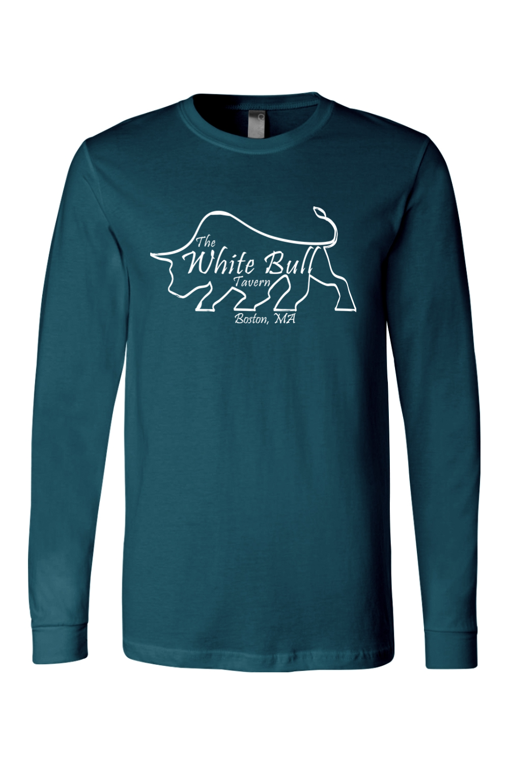 The White Bull Hallow Logo Unisex Jersey Long Sleeve T-Shirt