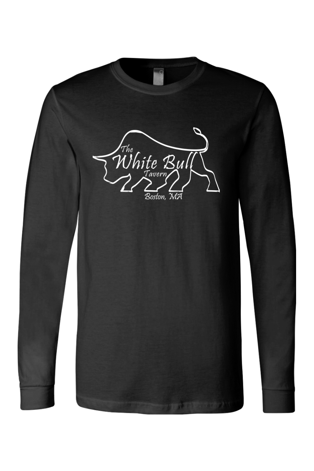 The White Bull Unisex Jersey Long Sleeve T-Shirt