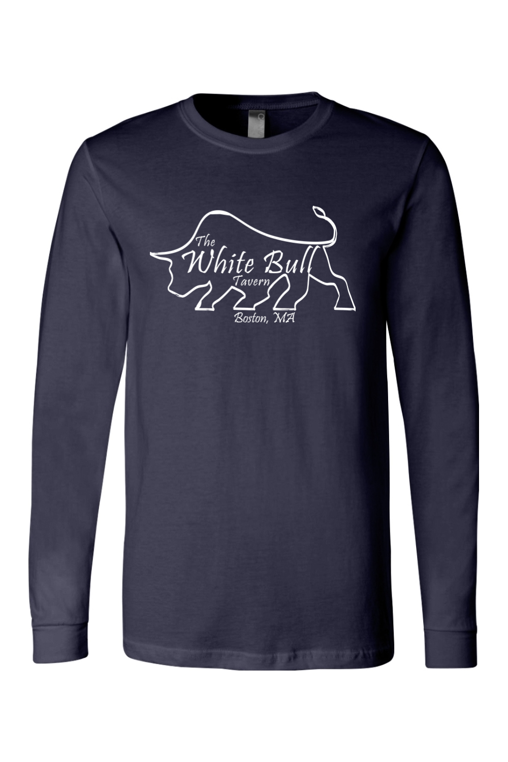 The White Bull Hallow Logo Unisex Jersey Long Sleeve T-Shirt