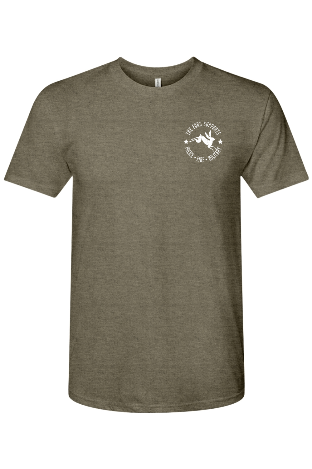 The Ford Supports Police - Fire - Military Unisex Triblend T-Shirt