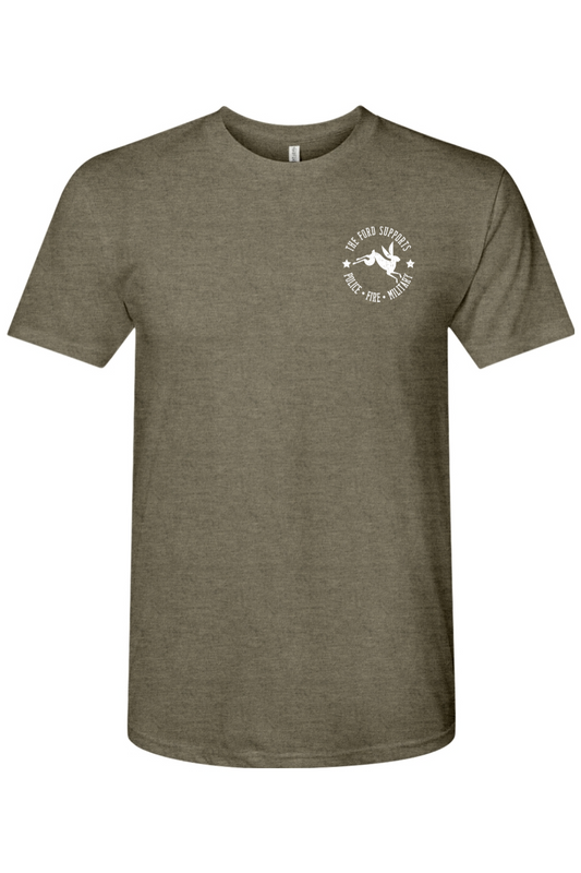 The Ford Supports Police - Fire - Military Unisex Triblend T-Shirt