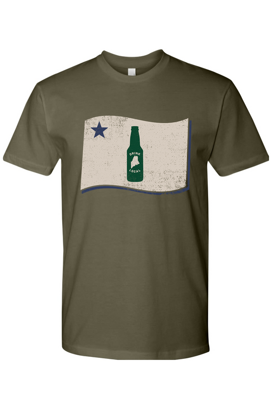 Drink Local Maine Graphic Unisex Cotton Tee