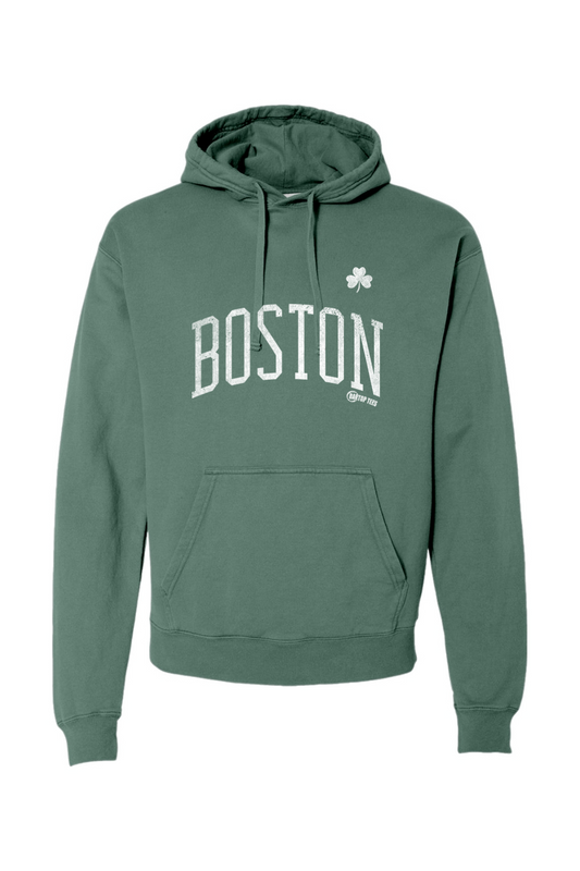 Boston Clover Pigment-Dyed Hooded Sweatshirt - Unisex