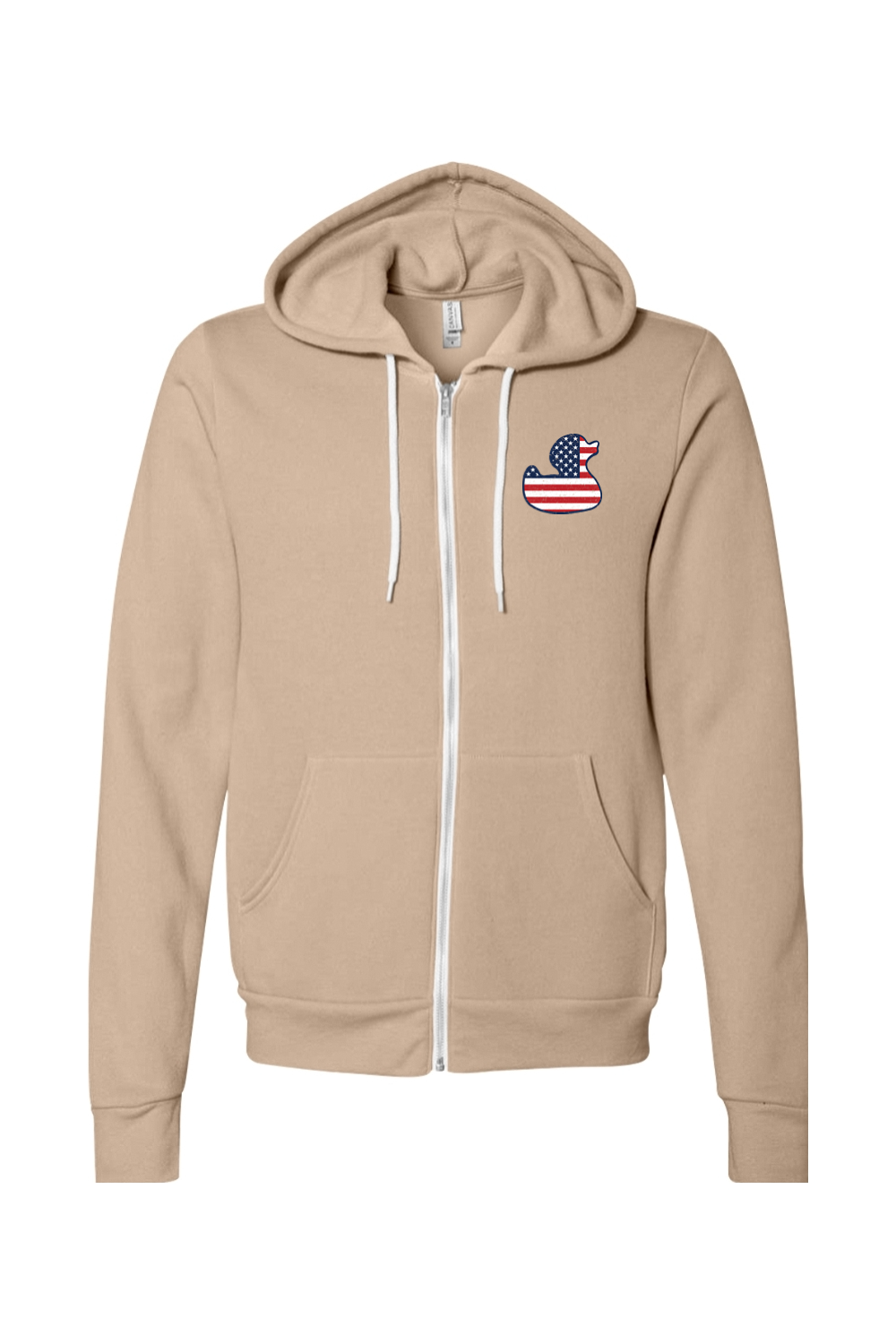 Mad Duck Red, White, & Blue Full-Zip Hoodie