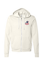 Mad Duck Red, White, & Blue Full-Zip Sponge Fleece Hoodie