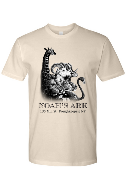Noah's Ark Logo (black) Fitted Crewneck Tee