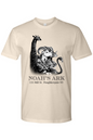 Noah's Ark Logo (black) Fitted Crewneck Tee